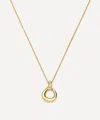 Missoma 18ct Gold-plated Molten Snow Twisted Pendant Necklace In Gold