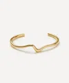 Missoma 18ct Gold-plated Molten Wave Cuff Bracelet