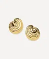 Missoma 18ct Gold-plated Shell Dome Oversized Stud Earrings