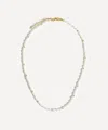 Missoma 18ct Gold-plated Short Seed Pearl Beaded Necklace