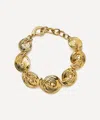 Missoma Womens Spiral Statement 18ct Yellow Gold-plated Bracelet In Gold