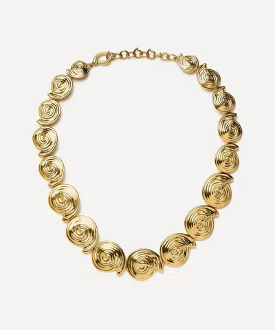 Missoma 18ct Gold-plated Spiral Statement Chain Necklace
