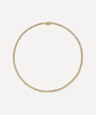 Missoma 18ct Gold-plated Tennis Round Necklace