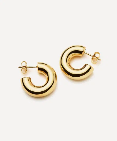 Missoma 18ct Gold-plated Vermeil Silver Chubby Mini Hoop Earrings