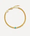Missoma 18ct Gold-plated Vermeil Silver December Birthstone Chain Bracelet