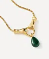 Missoma 18ct Gold-plated Vermeil Silver Harris Reed In Good Hands Drop Pendant Necklace