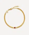 Missoma 18ct Gold-plated Vermeil Silver January Birthstone Chain Bracelet