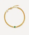 Missoma 18ct Gold-plated Vermeil Silver May Birthstone Chain Bracelet