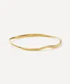 Missoma 18ct Gold-plated Vermeil Silver Molten Ripple Bangle Bracelet