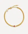 Missoma 18ct Gold-plated Vermeil Silver October Birthstone Chain Bracelet