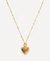 Missoma 18ct Gold-plated Vermeil Silver Ridge Heart Pendant Necklace