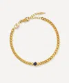 Missoma 18ct Gold-plated Vermeil Silver September Birthstone Chain Bracelet