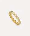 Missoma 18ct Gold-plated Vermeil Silver Tennis Eternity Stacking Ring