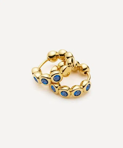 Missoma 18ct Gold-plated Vermeil Silver Tennis Small Hoop Earrings