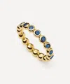Missoma 18ct Gold-plated Vermeil Silver Tennis Stacking Ring In Gold