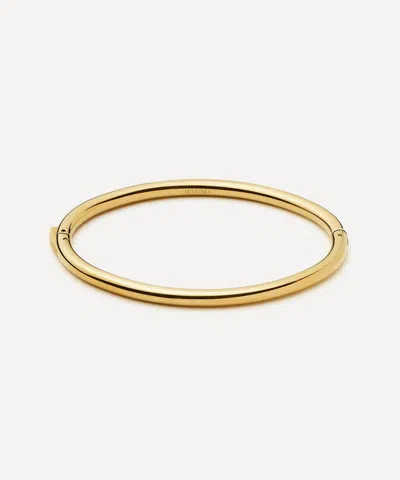 Missoma 18ct Gold-plated Classic Round Hinged Bangle Bracelet