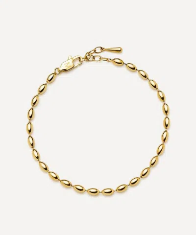 Missoma 18ct Gold-plated Molten Olive Chain Bracelet