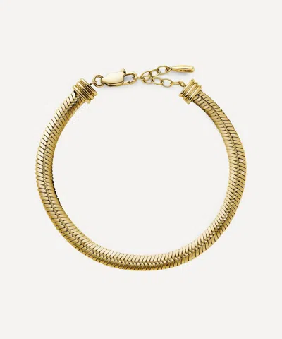 Missoma 18ct Gold-plated Wide Snake Chain Bracelet