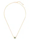 Missoma Abacus Beaded Charm Necklace In Gold