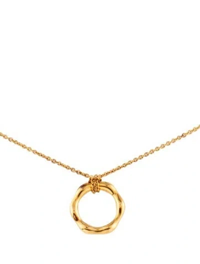 Pre-owned Missoma Abstract Pendant Necklace, 17" In Multicolor