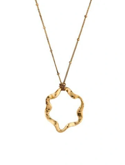 Pre-owned Missoma Abstract Pendant Necklace, 20.75" In Multicolor