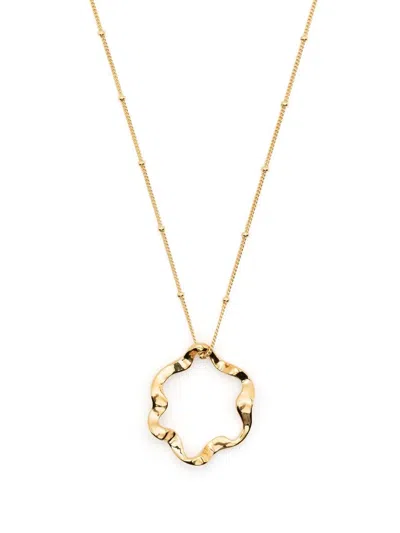 Missoma Abstract-pendant Necklace In Gold