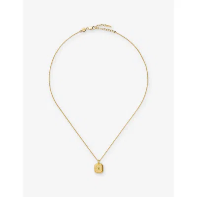Missoma August Birthstone 18ct Gold Vermeil Sterling Silver Pendant Necklac