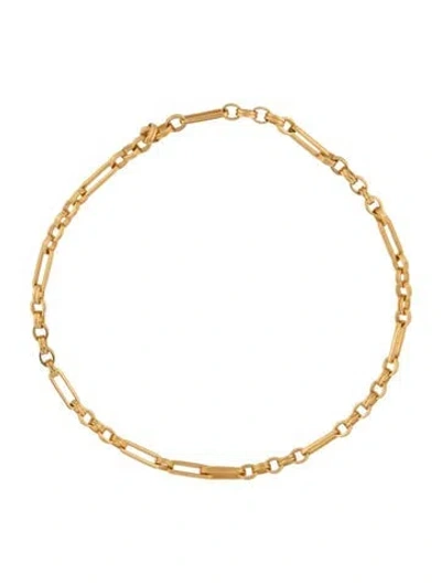 Pre-owned Missoma Axiom Chain Necklace, 17.5" In Multicolor
