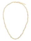 Missoma Beaded Chain Amazonite Necklace In Gold