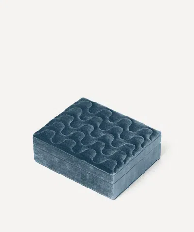 Missoma Blue Velvet Jewellery Box