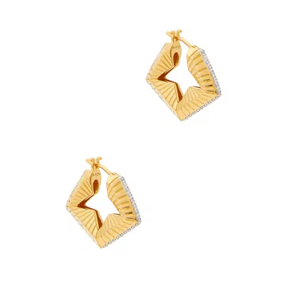 Missoma Celestial 18kt Gold-plated Vermeil Hoop Earrings