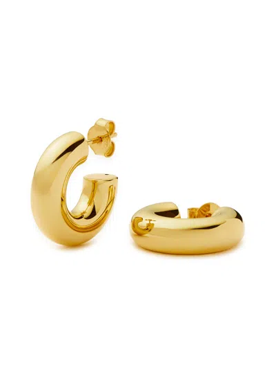 Missoma Chubby Medium 18kt Gold Vermeil Hoop Earrings