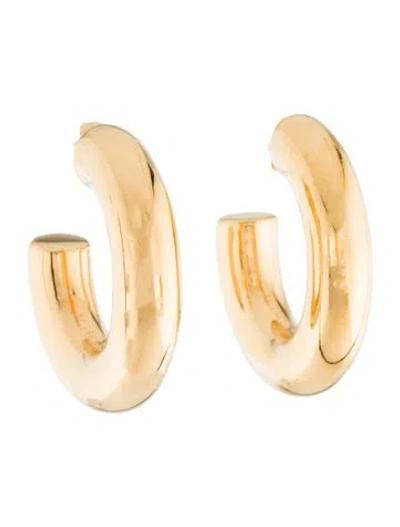 Pre-owned Missoma Chubby Midium Hoop Earrings In Multi