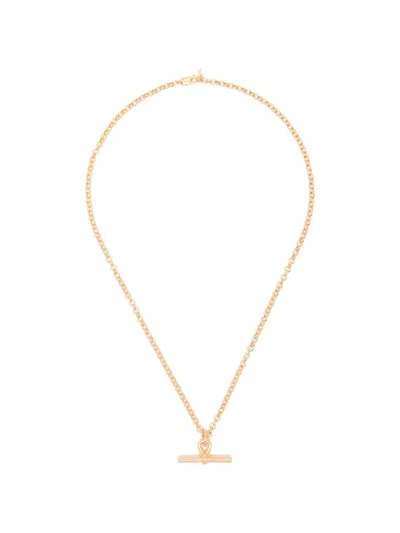 Missoma Chunky T-bar Necklace In Gold
