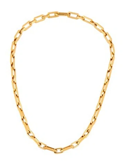 Pre-owned Missoma Classic Paperclip Chain Necklace, 18" In Multicolor