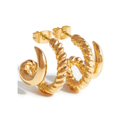 Missoma Claw Radial 18kt Gold-plated Earrings