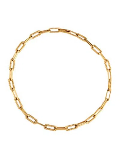 Pre-owned Missoma Coterie Chain Necklace, 17.25" In Multicolor
