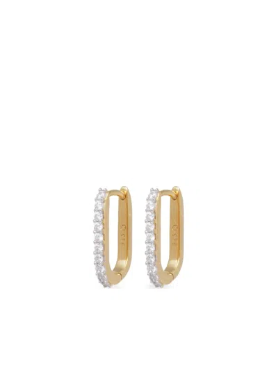 Missoma Crystal-embellished Earrings In 金色