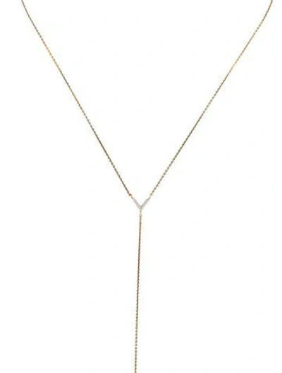 Pre-owned Missoma Crystal Lavalier Necklace, 18.25" In Multi