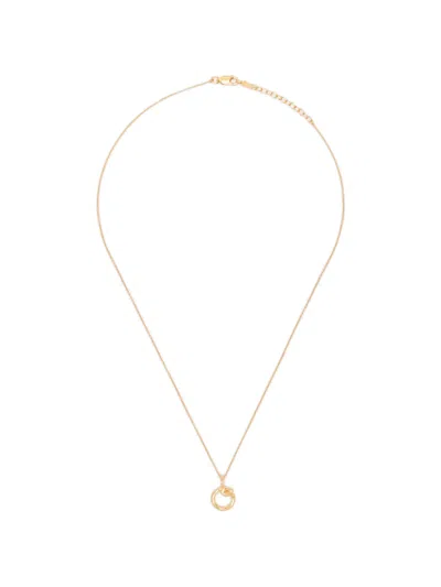 Missoma Curly Molten Mini Necklace In Gold