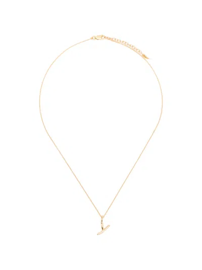 Missoma Curly Molten Mini Necklace In Gold