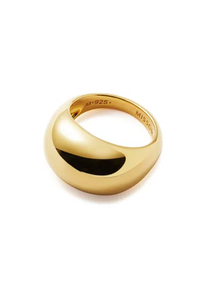 Missoma Dome 18kt Gold-plated Vermeil Ring