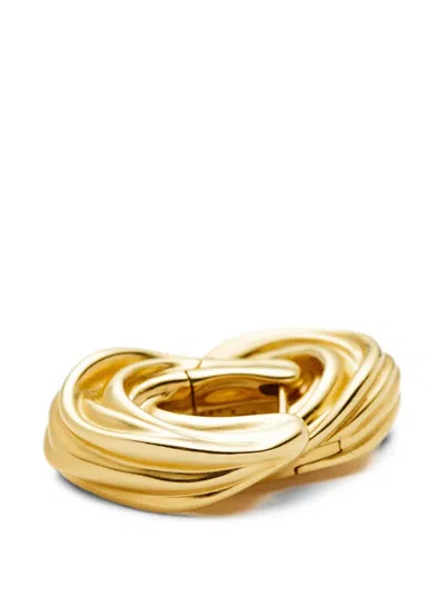 Missoma Draped Hoop Earrings In Gold