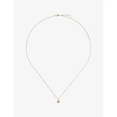 Missoma Fine November Birthstone 18ct Yellow Gold And Citrine Pendant Necklac