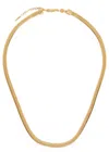 Missoma Flat 18kt Gold Vermeil Snake Chain Necklace In Gold