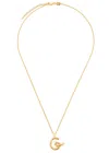 Missoma G Initial 18kt Gold-plated Necklace In Gold