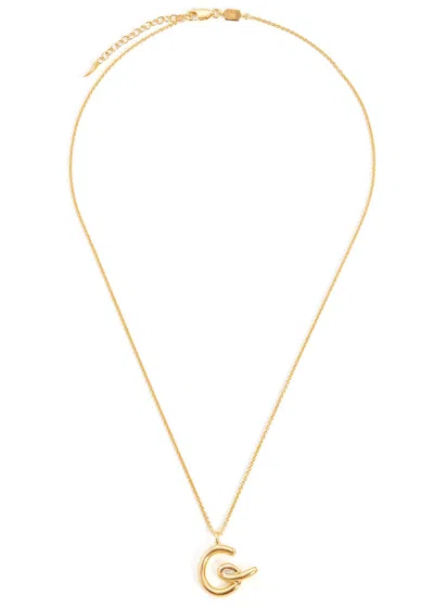 Missoma G Initial 18kt Gold-plated Necklace