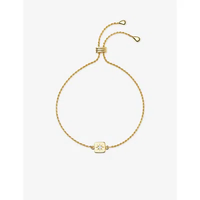 Missoma Gold Jun November Birthstone 18ct Yellow Gold Vermeil And Citrine Slider Bracelet