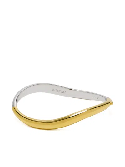 Missoma Gold-plated Wave Bracelet
