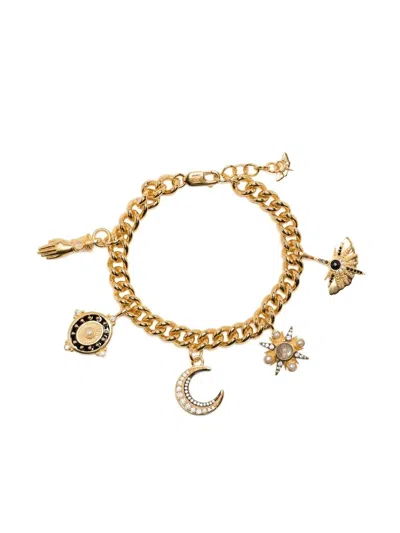 Missoma Harris Charm Bracelet In 金色